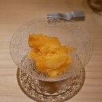 ぬま田 - 太秋柿(熊本)シャーベット