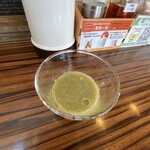 麺屋 一翔 - 食前に、野菜スムージーを提供してくれるよ
