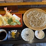 あずみの庵 - 熟成十割蕎麦天婦羅セット
