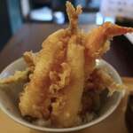 楽々 - えび、きす、わかさぎ天丼