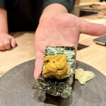 鮨 起承転結 - 羽立の生ウニ♡