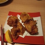 藁焼き鰹たたき明神丸 - 鶏唐