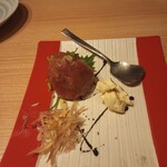 藁焼き鰹たたき明神丸 GEMS茅場町店 - 鰹なめろうクリームチーズ