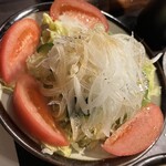 たん焼 忍 - すみません。食べかけです。シャキシャキです。