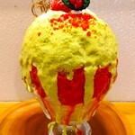 京氷菓 つらら - 『メリーピスタチオ ストロベリー ホーリーナイト』(1600円)!!( ^o^)ﾉ