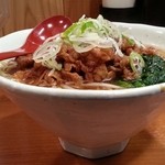 肉肉ラーメン - 肉肉ラーメン　中盛り　2014.11