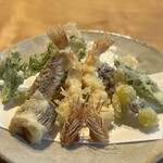 手打蕎麦 こより - 天ぷら盛合わせ