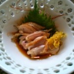いな穂 - 炙り比内鶏のタタキ