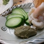 タラちゃんイクラちゃんドラちゃん - 蟹身の蟹味噌和え６８０円(201411)