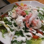 タラちゃんイクラちゃんドラちゃん - ずわい蟹のシーザーサラダ５８０円(201411)