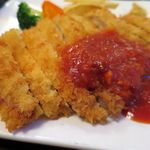 ポップボーイ - ポークカツ
ソースはトマトソース、ほんのりガーリックが効いていますね