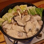 松本くろ門 - 牡蠣鍋