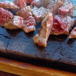 カウカウステーキ - 乱切りMIXアップ、カットしてあるのは嬉しい