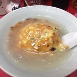 龍園 - 天津飯、珍しく塩あん