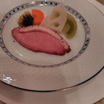 シェ大見山 - 鴨の自家製スモーク