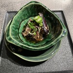 焼肉 思食 - 牛タンと茄子の煮浸し◯