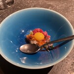 焼肉 思食 - ウニとイクラのミニユッケ丼◯