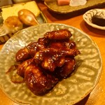 旬肴居酒屋　味人 - 海老とマッシュルームの田楽