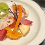 ラ・ボンヌターブル - 前菜の野菜