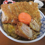 とり安食堂 - 【美断面おいも豚かつ丼】アップ♪