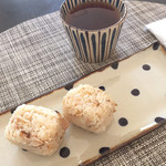 井雪 - 松茸御飯をおむすびに。