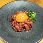 焼肉 ちゃんぷ - 特選和牛ユッケ