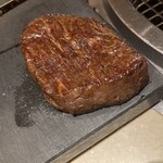 Mitsu8 - 壺漬けハラミ　※焼き上げ途中