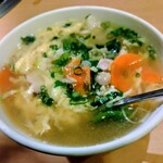 百福 - 野菜玉子クッパ（ハーフ）税込み490円