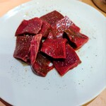 百福 - 国産牛ハツ　税込み580円