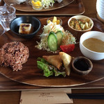 カフェ simme - マイ ベジ定食 ¥1080（＋¥150 酵素玄米ごはん）