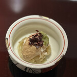 330694169 - 茄子そうめん鳥出汁胡桃ダレ