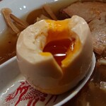 ラーメン金子 - トロッとろの煮たまご♡＿(　_´ω`)_ぐでたまぁ‎～꜀(  ꜆-ࡇ-)꜆
