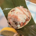 酒楽 - ゆで親かに甲羅盛り1,800円