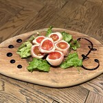ONE on ONE - マスカルポーネとトマトの生ハム包み