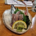 海鮮うまいもんや浜海道 多度津本店 - アジ活け造り