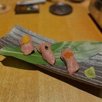 焼肉うしのね - 牛ノ音和牛３貫盛り❤︎