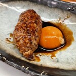 風雲 - 【炭火焼串焼き】月見つくね480円