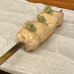 風雲 - 【炭火焼串焼き】ささみわさび330円