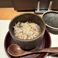 熟成鮨利他 - ずわい蟹の茶碗蒸し。