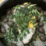 主計町お料理 いち凛 - 鰤とムカゴの炊き込みご飯