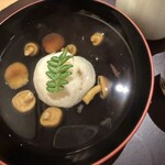 主計町お料理 いち凛 - しんじょとなめこのお吸い物