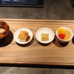 仁修樓 - いつもの前菜　本日は抑えめで。