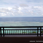 Pasific Island Club  - テラスからみたタモン湾