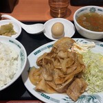 日高屋 - 料理写真:生姜焼き定食