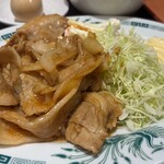 日高屋 - 生姜焼き定食