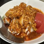 中華料理 真 - 蒸し鶏四川ゴマソース