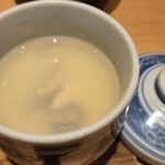 すしやのたい悟 - はまぐりの茶碗蒸し