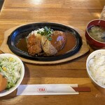 キッチンTiKi - ハンバーグとヒレカツのコンビ