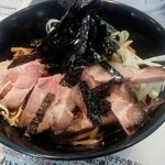 麺や 青雲志 - まぜそばﾌﾞﾗｯｸ@ﾏｰ油が決め手