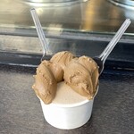 ジェラテリア・イル・ブリガンテ - ヘーゼルナッツ&オルゾ2,200円